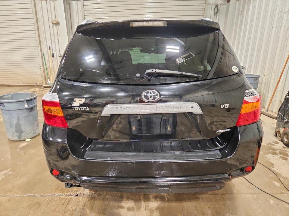 2008 Toyota Highlander VIN JTEES42A782010002 COPART salvage auction — SIDE, Il - Salvage Certificate, sold $2,150 on 2026-07-27 (photo 6)