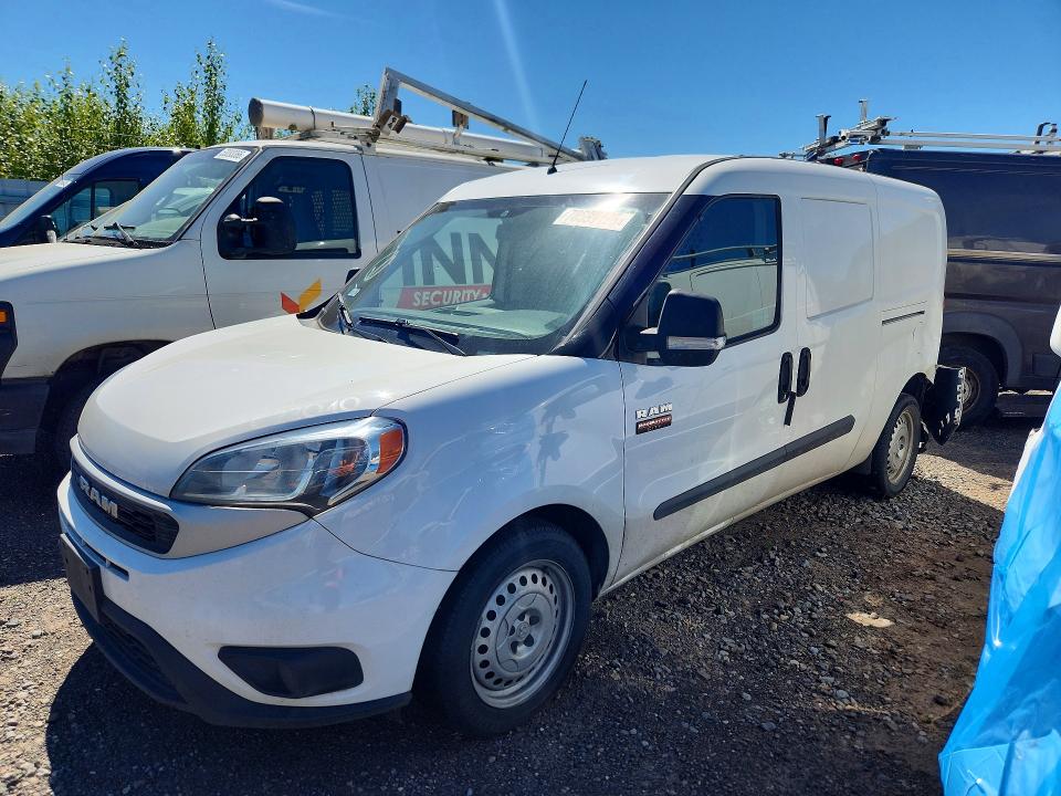 2022 Ram Promaster city VIN ZFBHRFAB5N6W31121 COPART salvage auction — REAR END, Tx - Salvage Vehicle Title, sold $5,100 on 2026-07-08 (photo 1)