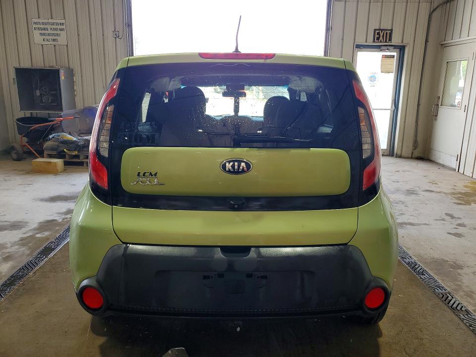 2015 Kia Soul VIN KNDJP3A58F7761175 COPART salvage auction — FRONT END, Pa - Certificate Of Salvage, sold $900 on 2026-07-20 (photo 6)