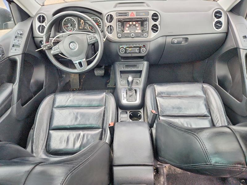 2011 Volkswagen Tiguan VIN WVGBV7AX3BW534426 COPART salvage auction — FRONT END, Il - Salvage Certificate, sold $375 on 2026-08-11 (photo 8)