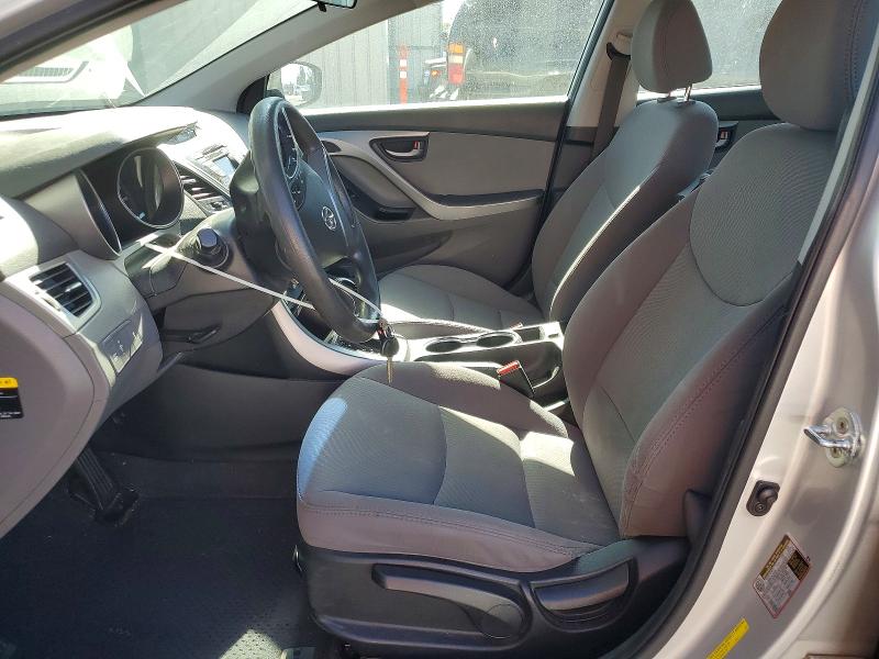 2015 Hyundai Elantra VIN 5NPDH4AE7FH646384 COPART salvage auction — FRONT END, Ca - Salvage Certificate, sold $950 on 2026-07-02 (photo 7)