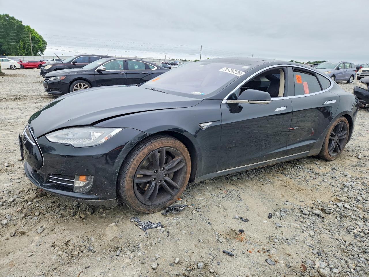 2013 Tesla Model S VIN 5YJSA1CN3DFP26350 — COPART salvage auction photo