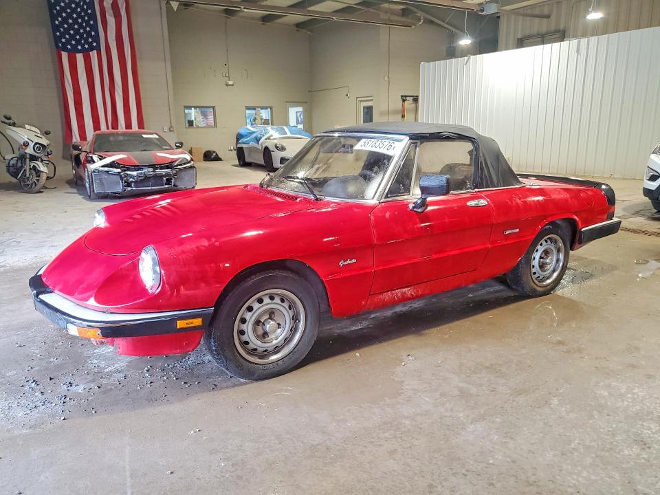 1986 Alfa romeo Giulia VIN ZARBA5414G1043255 COPART salvage auction — SIDE, Pa - Certificate Of Salvage, sold $550 on 2026-07-22 (photo 1)