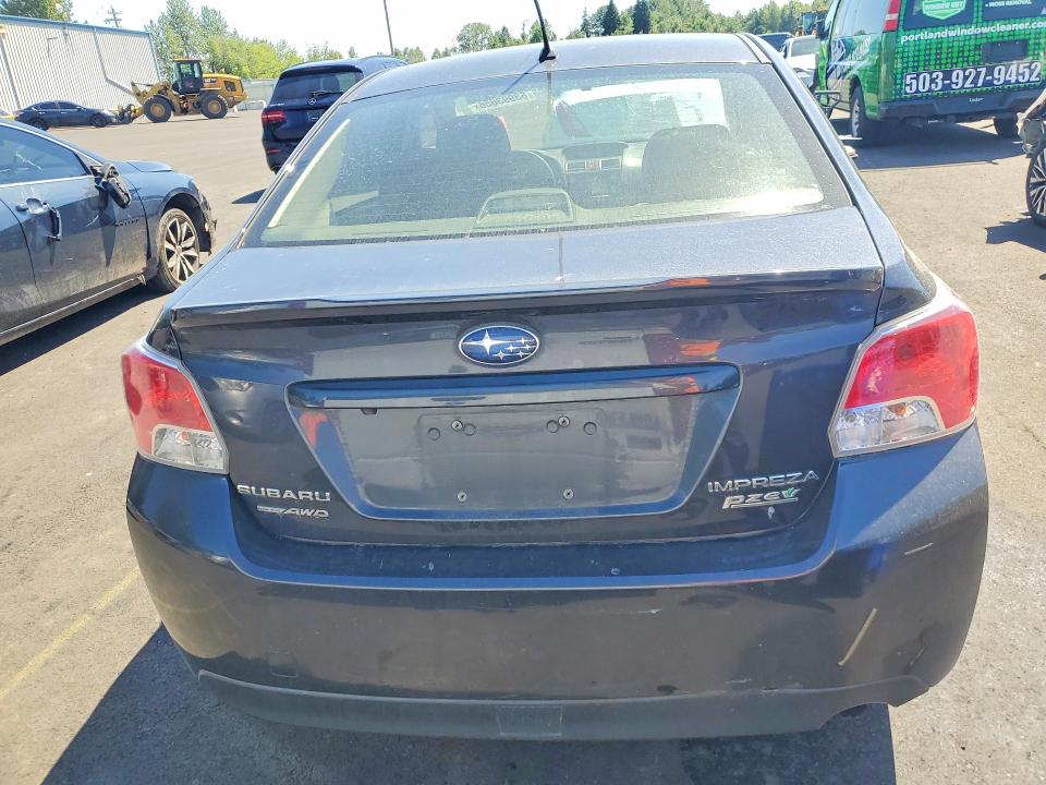 2016 Subaru Impreza VIN JF1GJAB6XGH022477 COPART salvage auction — FRONT END, Or - Salvage Title Certificate, sold $525 on 2026-07-22 (photo 6)