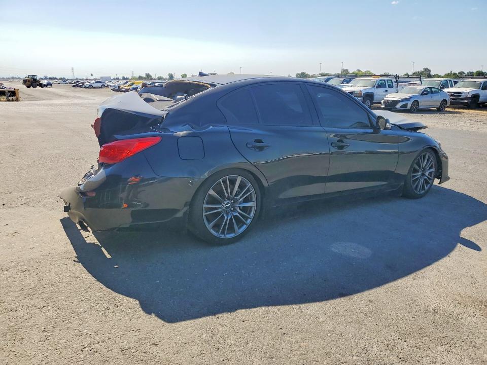 2016 Infiniti VIN JN1FV7AP0GM420797 COPART salvage auction — REAR END, Ca - Salvage Certificate, sold $3,000 on 2026-07-16 (photo 3)