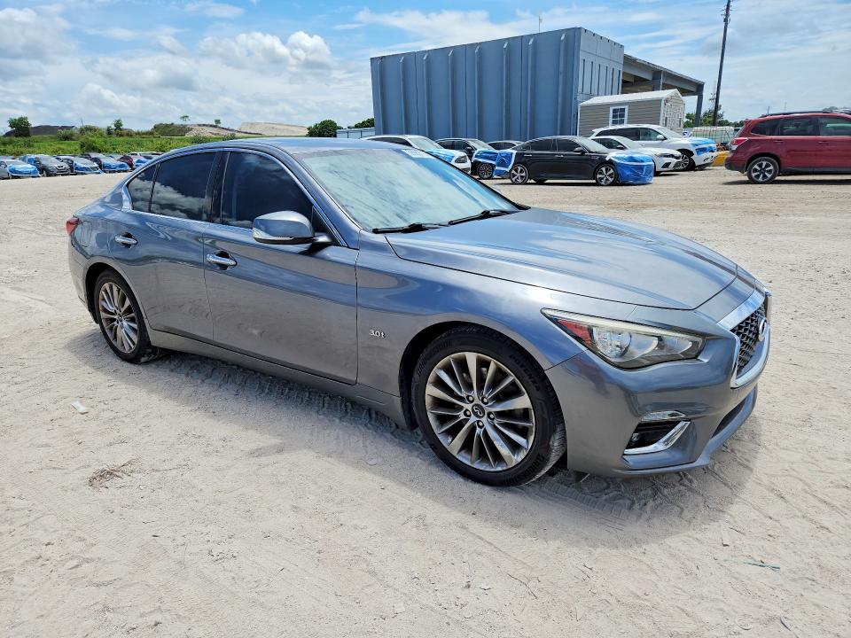 2019 Infiniti Q50 VIN JN1EV7AP6KM519323 COPART salvage auction — WATER/FLOOD, Fl - Cert Of Title-Slvg Rebld Flood, sold $2,250 on 2026-07-16 (photo 4)