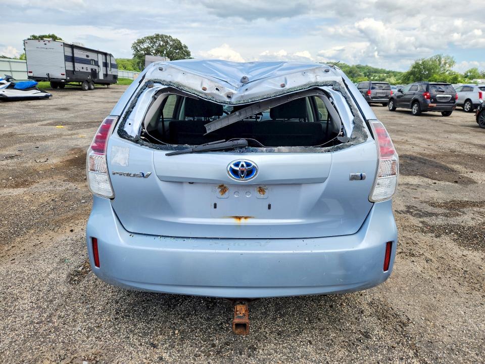 2016 Toyota Prius VIN JTDZN3EU0GJ052173 COPART salvage auction — ROOF, Salvage Title, sold $2,350 on 2026-07-14 (photo 6)
