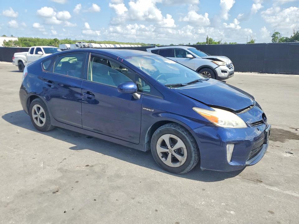 2013 Toyota Prius VIN JTDKN3DU2D1629431 COPART salvage auction — FRONT END, Fl - Cert Of Title Slvg Rebuildable, sold $725 on 2026-07-14 (photo 4)