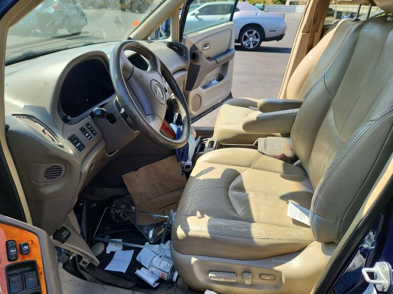 2002 Lexus Rx VIN JTJGF10U820133272 COPART salvage auction — FRONT END, Ca - Salvage Certificate, sold $450 on 2026-07-08 (photo 7)