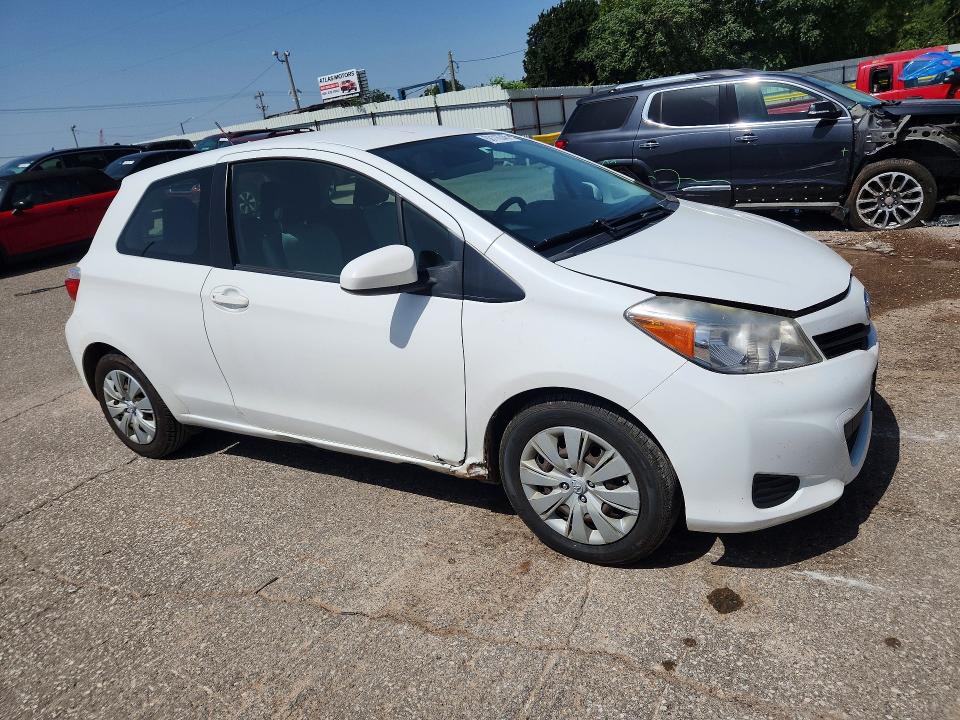 2012 Toyota Yaris VIN JTDJTUD30CD507792 COPART salvage auction — REAR END, Salvage Title, sold $325 on 2026-07-21 (photo 4)