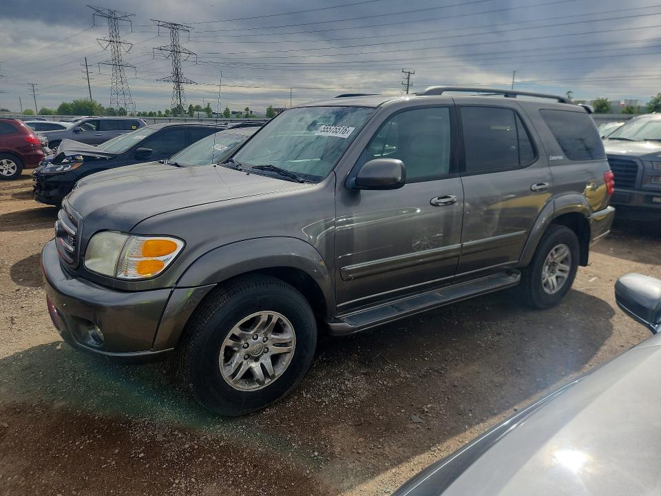 2004 Toyota Sequoia VIN 5TDBT48A24S220392 — COPART salvage auction photo