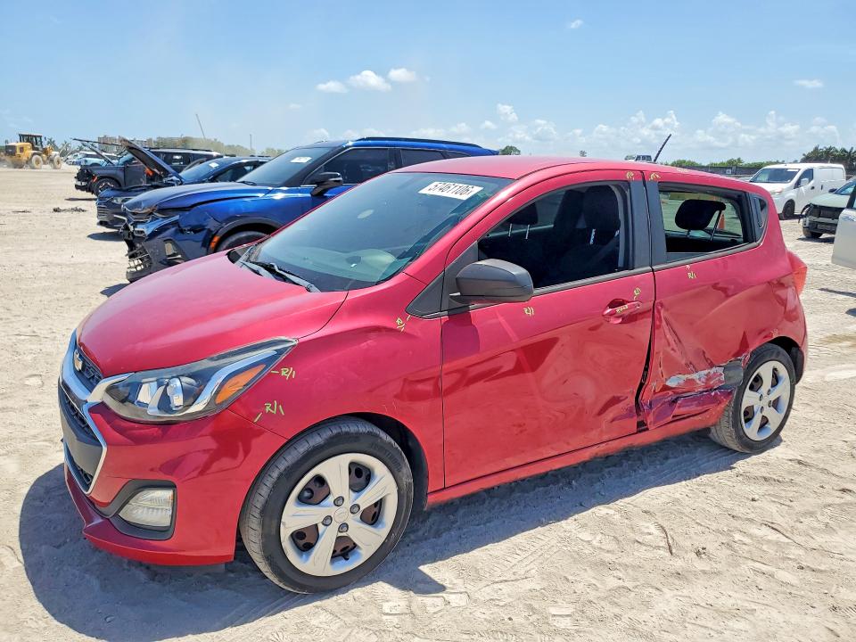 2020 Chevrolet VIN KL8CB6SA9LC428032 COPART salvage auction — SIDE, Fl - Cert Of Title Slvg Rebuildable, sold $1,150 on 2026-07-15 (photo 1)