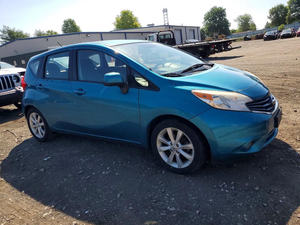 2014 Nissan Versa VIN 3N1CE2CP0EL403945 COPART salvage auction — WATER/FLOOD, Md - Cert Of Salvage-Flood Damage, sold $550 on 2026-07-06 (photo 4)