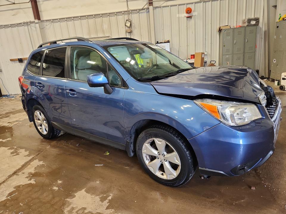 2015 Subaru Forester VIN JF2SJADC0FH563707 COPART salvage auction — FRONT END, Wi - Certificate Of Title, sold $4,300 on 2026-07-27 (photo 4)
