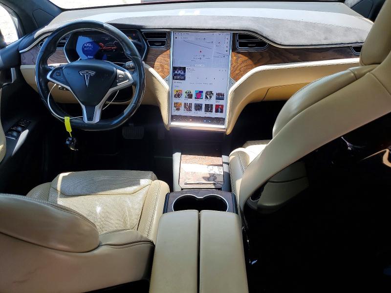 2017 Tesla Model x VIN 5YJXCBE27HF034851 COPART salvage auction — FRONT END, Ca - Salvage Certificate, sold $3,600 on 2026-07-28 (photo 8)