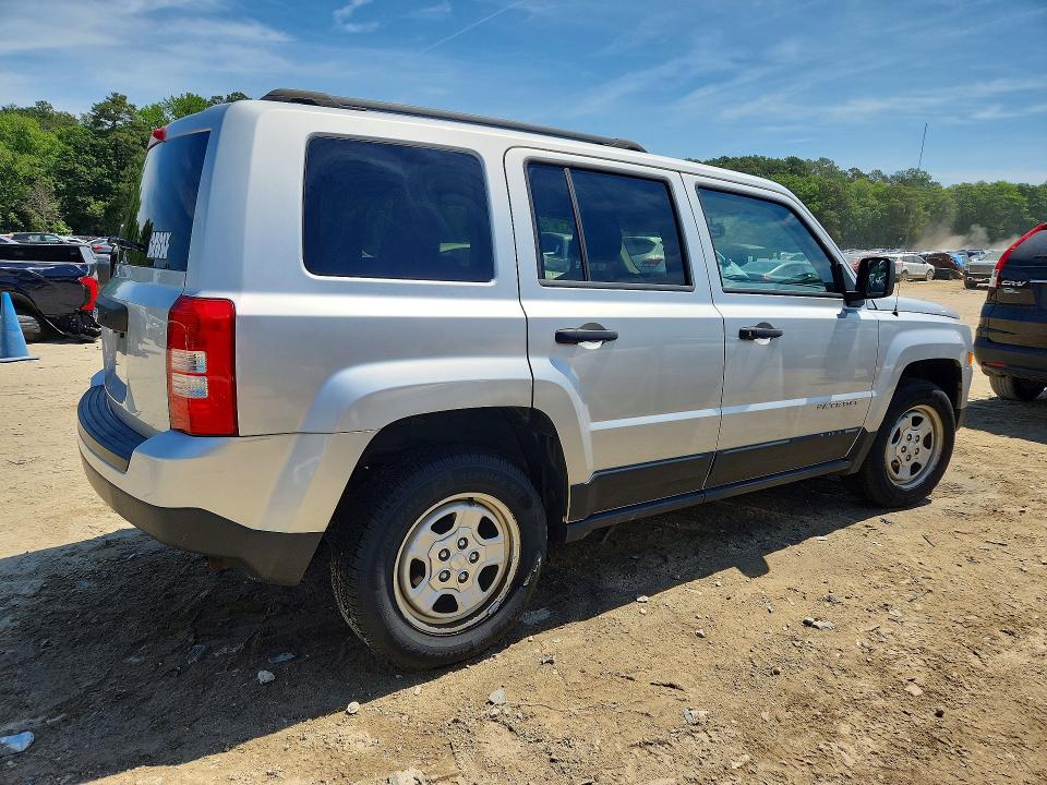 2013 Jeep Liberty (patriot) VIN 1C4NJRBB8DD168182 COPART salvage auction — FRONT END, De - Salvage Certificate, sold $225 on 2026-07-28 (photo 3)