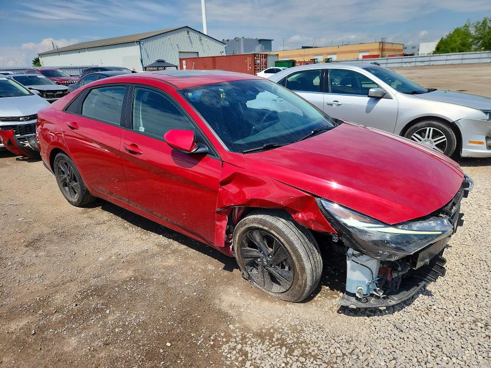 2022 Hyundai Elantra VIN KMHLM4AG0NU248314 COPART salvage auction — FRONT END, On - Permit Salvage, sold $3,100 on 2026-07-02 (photo 4)