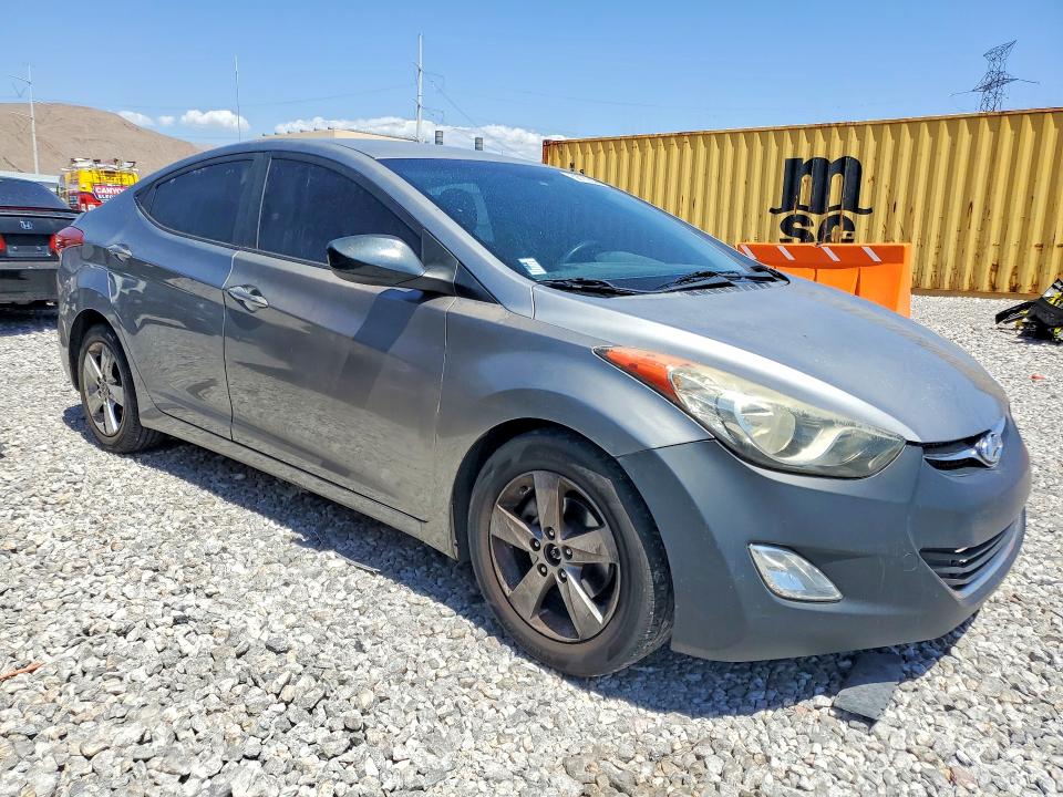 2012 Hyundai Elantra VIN KMHDH4AE7CU282285 COPART salvage auction — MECHANICAL, Nv - Certificate Of Title, sold $125 on 2026-07-08 (photo 4)