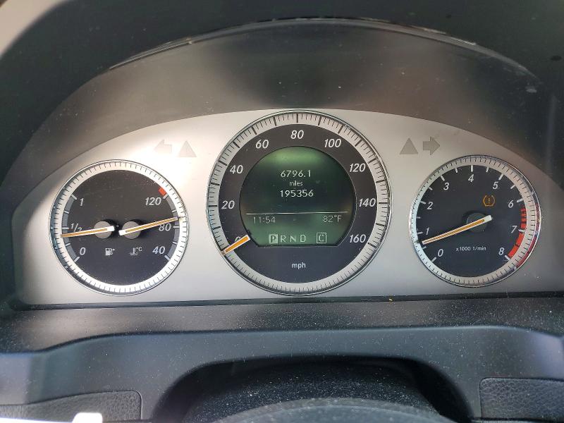 2008 Mercedes-benz C class VIN WDDGF54X98R013313 COPART salvage auction — ROLLOVER, PA - CERTIFICATE OF SALVAGE, sold $400 on 2026-07-15 (photo 9)