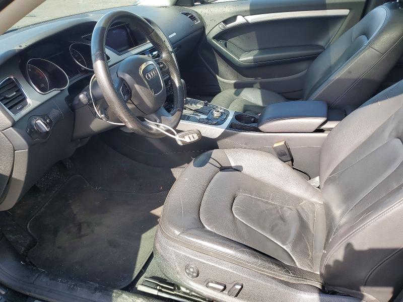 2012 Audi A5 VIN WAULFAFR8CA017101 COPART salvage auction — FRONT END, Oh - Certificate Of Title, sold $600 on 2026-07-02 (photo 7)