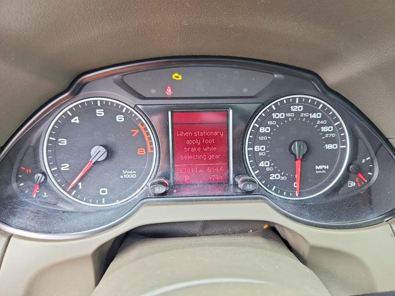 2012 Audi Q5 VIN WA1LFAFP9CA056629 COPART salvage auction — HAIL, Il - Salvage Certificate, sold $1,200 on 2026-07-23 (photo 9)