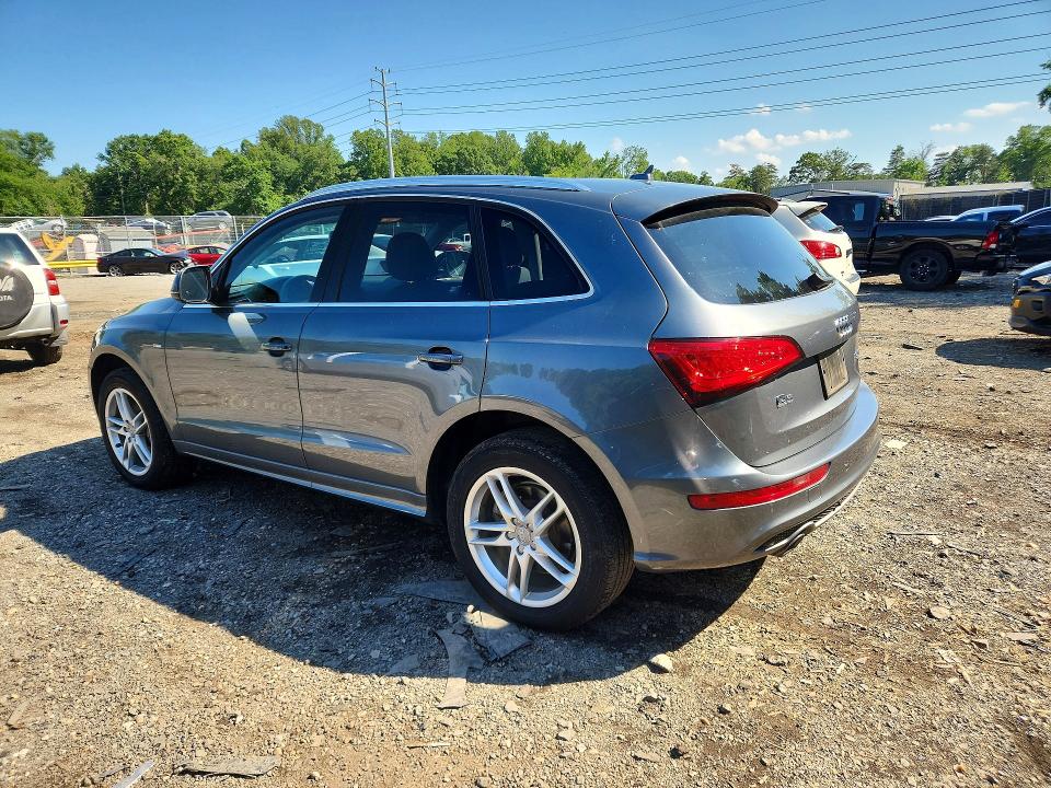 2014 Audi Q5 VIN WA1DGAFPXEA110170 COPART salvage auction — MINOR DENT/SCRATCHES, VA - CERTIFICATE OF TITLE, sold $7,100 on 2026-07-02 (photo 2)