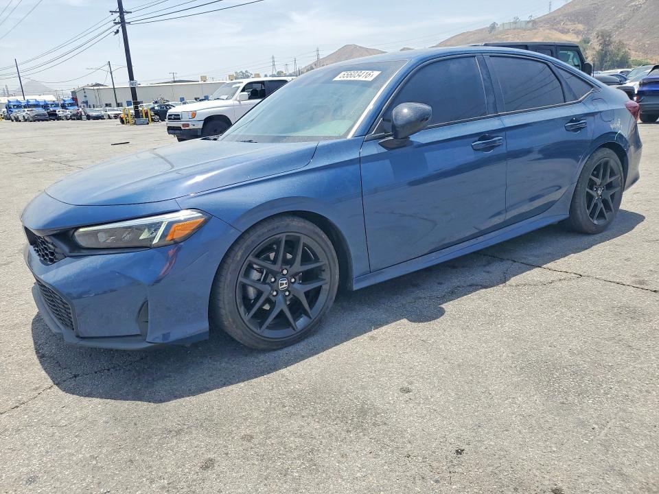 2026 Honda Civic VIN 2HGFE2F52TH507932 COPART salvage auction — FRONT END, Ca - Salvage Certificate, sold $9,700 on 2026-07-02 (photo 1)