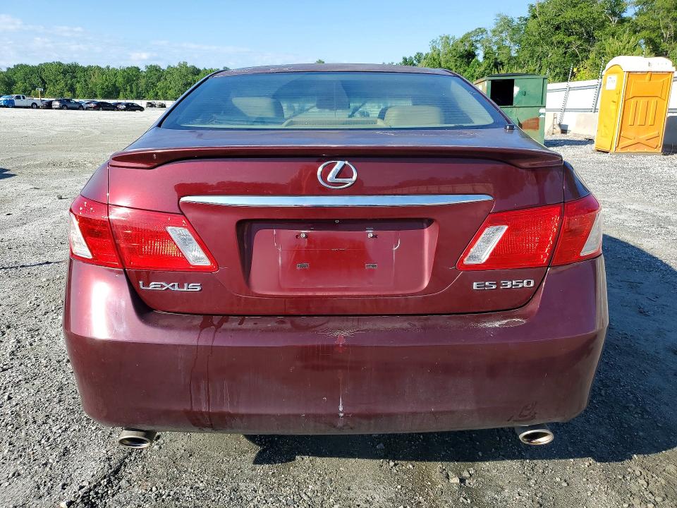 2008 Lexus ES VIN JTHBJ46G882267631 COPART salvage auction — FRONT END, Sc - Cert Of Title-Salvage, sold $200 on 2026-07-13 (photo 6)