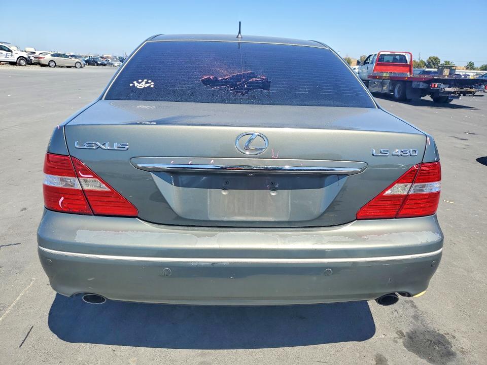 2006 Lexus Ls 430 VIN JTHBN36F265053204 COPART salvage auction — FRONT END, CA - SALVAGE CERTIFICATE, sold $325 on 2026-07-22 (photo 6)
