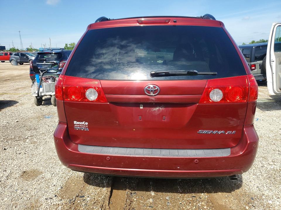 2009 Toyota Sienna VIN 5TDZK22C19S234288 COPART salvage auction — FRONT END, Ia - Cert Of Title-Salvage Title, sold $525 on 2026-07-29 (photo 6)