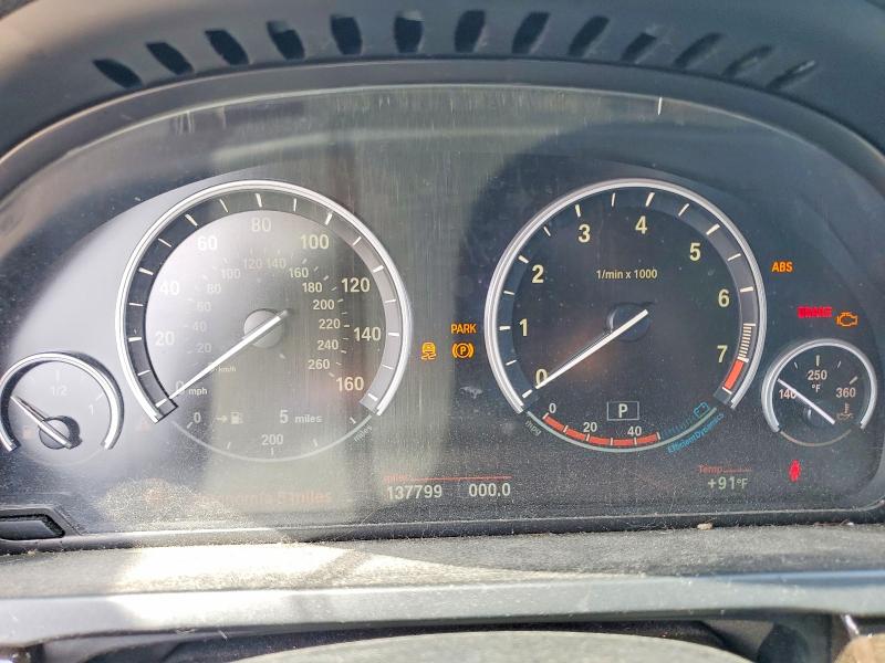 2011 BMW 7 series VIN WBAKC8C57BC434422 COPART salvage auction — NORMAL WEAR, In - Cert Of Title - Rebuilt Vehicl (P), sold $775 on 2026-07-02 (photo 9)