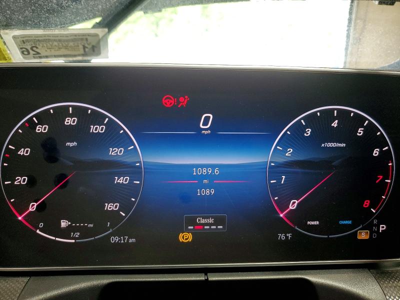 2025 Mercedes-benz Cle-class VIN W1KMK4HB7SF057438 COPART salvage auction — FRONT END, Ny - Mv-907A Salvage Certificate, sold $7,800 on 2026-07-27 (photo 9)