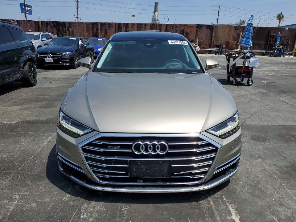 2019 Audi A8 VIN WAU8DAF85KN017647 COPART salvage auction — FRONT END, CA - SALVAGE CERTIFICATE, sold $12,300 on 2026-07-22 (photo 5)