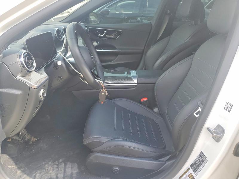 2024 Mercedes-benz C class VIN W1KAF4HB6RR226526 COPART salvage auction — FRONT END, On - Permit Salvage, sold $27,500 on 2026-07-09 (photo 7)