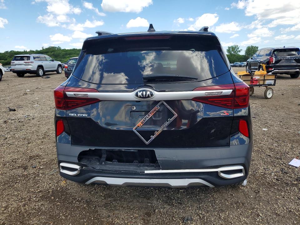 2021 Kia Seltos VIN KNDEU2AA1M7044938 COPART salvage auction — REAR END, Il - Certificate Of Title, sold $3,750 on 2026-07-16 (photo 6)