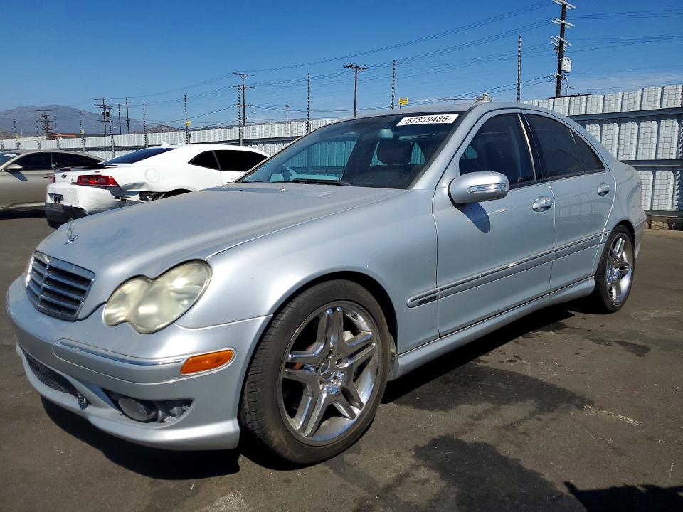 2007 Mercedes-benz C class VIN WDBRF52H17F854149 COPART salvage auction — MECHANICAL, Ca - Dis/Dlr/Exp Only Clean Title, sold $375 on 2026-07-08 (photo 1)