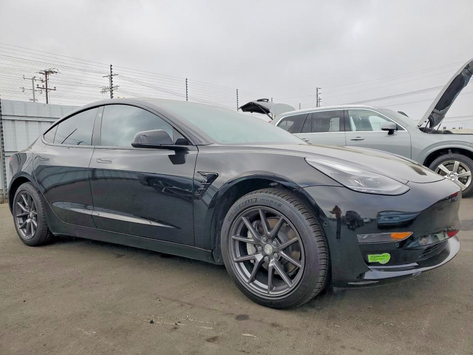 2021 Tesla Model 3 VIN 5YJ3E1EA9MF072439 COPART salvage auction — FRONT END, Ca - Salvage Certificate, sold $7,800 on 2026-07-20 (photo 4)