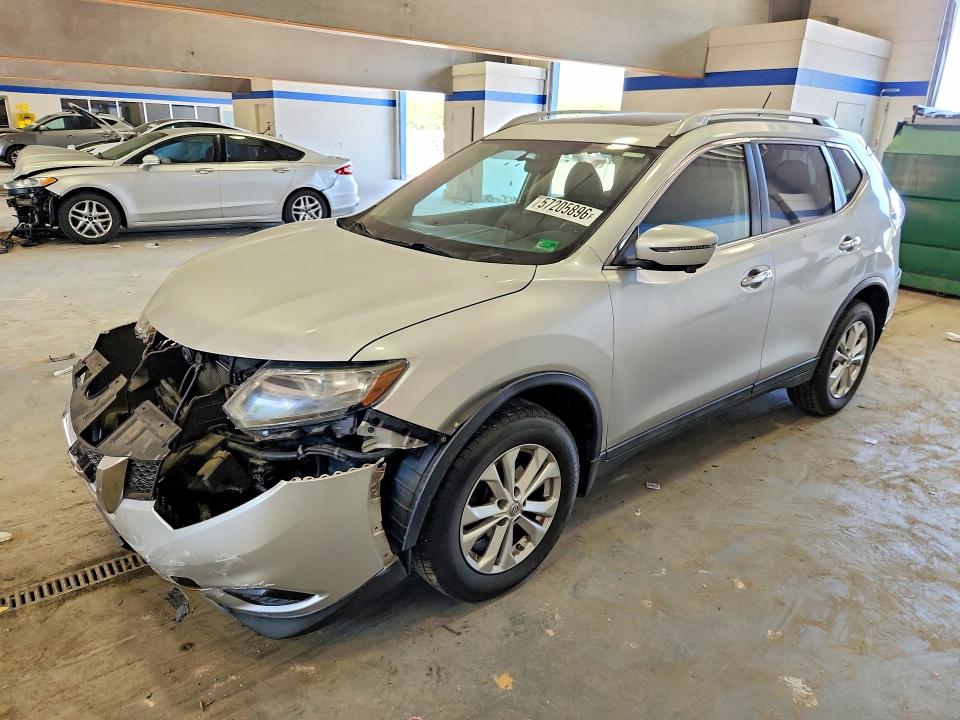 2016 Nissan Rogue VIN 5N1AT2MV6GC795251 COPART salvage auction — FRONT END, Va - Cert Of Title - Salvage, sold $1,150 on 2026-07-02 (photo 1)