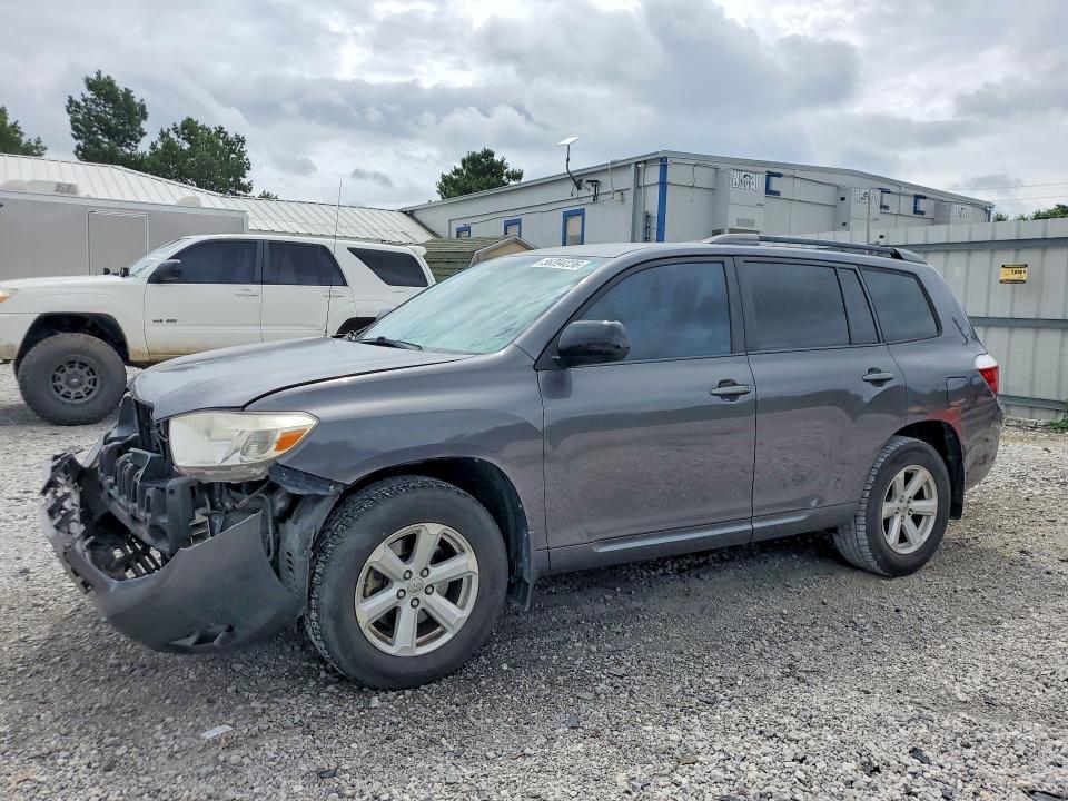 2010 Toyota Highlander VIN 5TDZA3EH2AS004845 COPART salvage auction — FRONT END, Ar - Cert Of Title-Salvage, sold $2,800 on 2026-07-08 (photo 1)