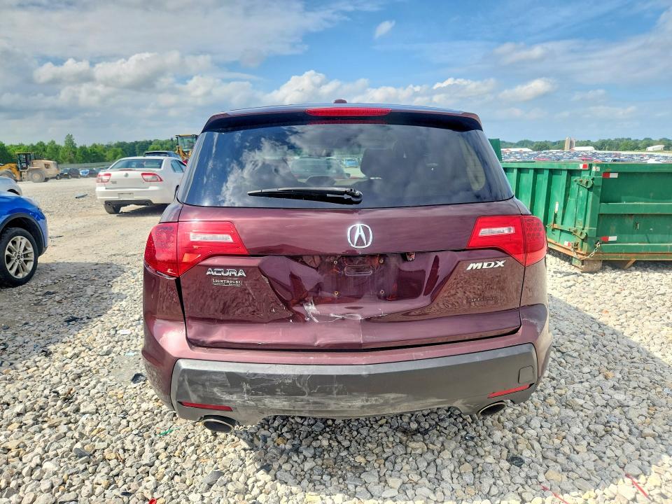 2009 Acura Mdx VIN 2HNYD28689H519604 COPART salvage auction — REAR END, Mi - Certificate Of Title, sold $875 on 2026-07-09 (photo 6)