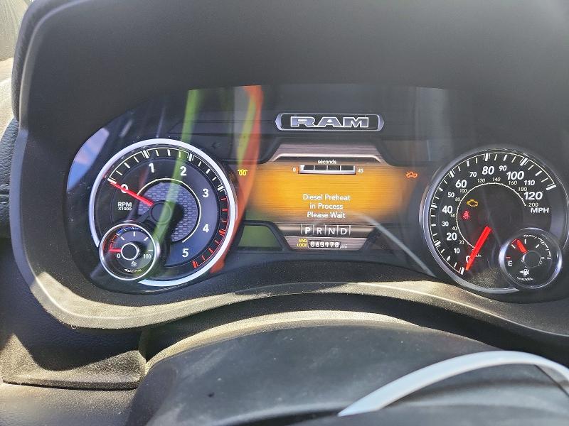 2019 Ram 2500 VIN 3C6UR5FL3KG713826 COPART salvage auction — FRONT END, In - Cert Of Title-Salvage Title, sold $9,700 on 2026-07-28 (photo 9)