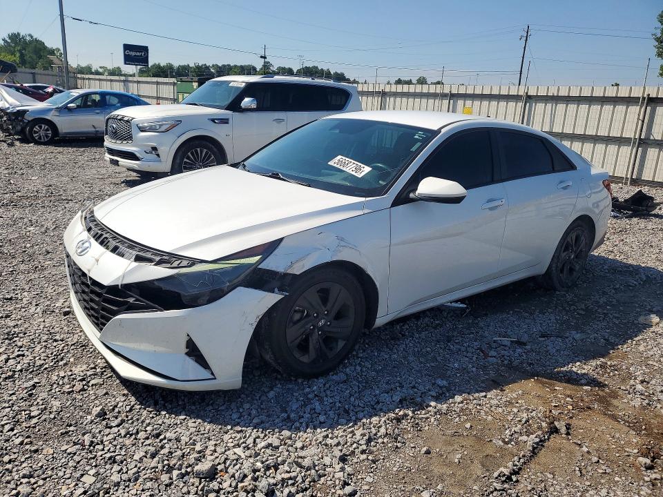 2021 Hyundai Elantra VIN 5NPLM4AG6MH010898 COPART salvage auction — FRONT END, Al - Cert Of Title-Salvage Title, sold $3,550 on 2026-07-14 (photo 1)