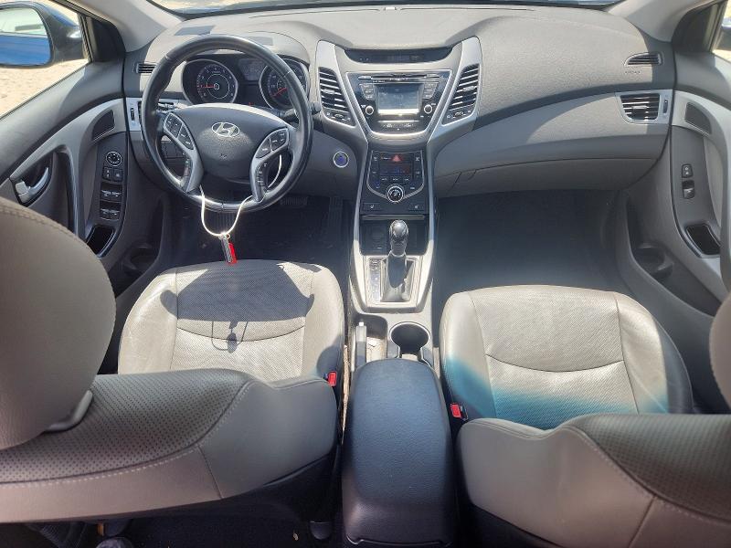 2016 Hyundai Elantra VIN KMHDH4AE6GU551849 COPART salvage auction — REAR END, Tx - Salvage Vehicle Title, sold $1,800 on 2026-07-16 (photo 8)
