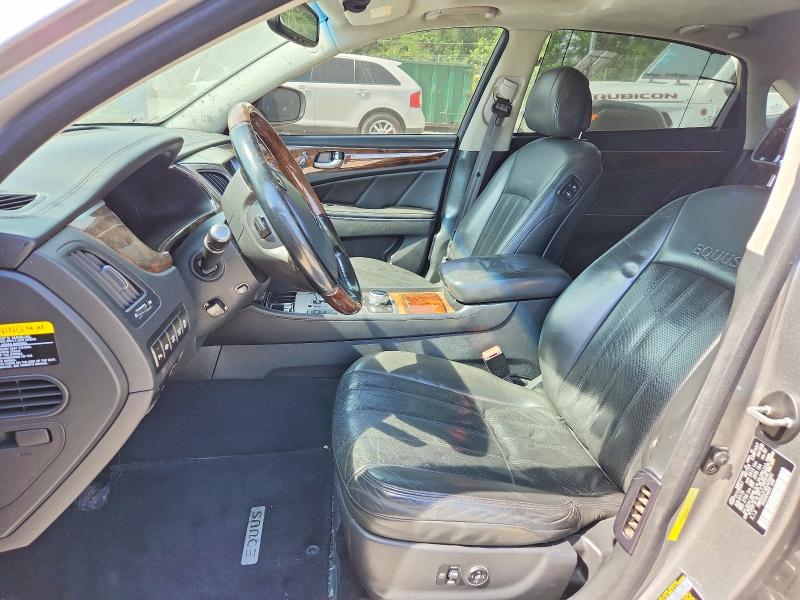 2011 Hyundai Equus VIN KMHGH4JF4BU029431 COPART salvage auction — FRONT END, Md - Cert Of Salvage < 75% Damage, sold $125 on 2026-07-21 (photo 7)