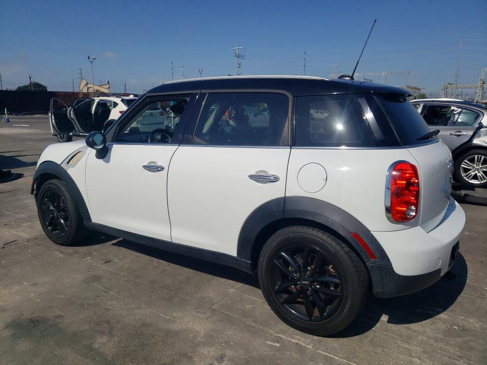 2013 Mini Cooper VIN WMWZB3C59DWM08586 COPART salvage auction — FRONT END, Ca - Salvage Certificate, sold $950 on 2026-07-06 (photo 2)