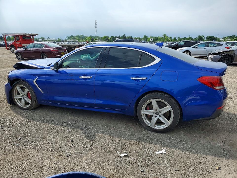 2019 Genesis G70 VIN KMTG54LE1KU010788 COPART salvage auction — FRONT END, On - Permit Salvage, sold $4,650 on 2026-07-16 (photo 2)