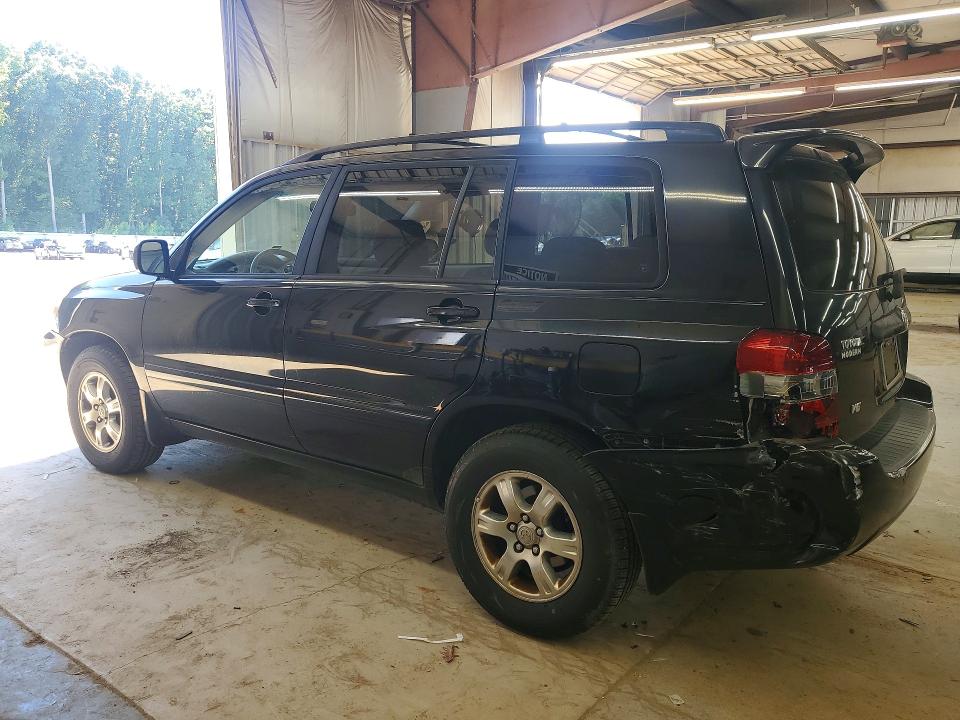 2007 Toyota Highlander VIN JTEGP21A970132127 COPART salvage auction — REAR END, Nc - Salvage Certificate Of Title, sold $1,400 on 2026-07-22 (photo 2)