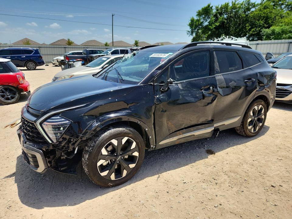 2024 Kia Sportage VIN 5XYK6CDF5RG151981 COPART salvage auction — FRONT END, Tx - Salvage Vehicle Title, sold $6,200 on 2026-07-09 (photo 1)