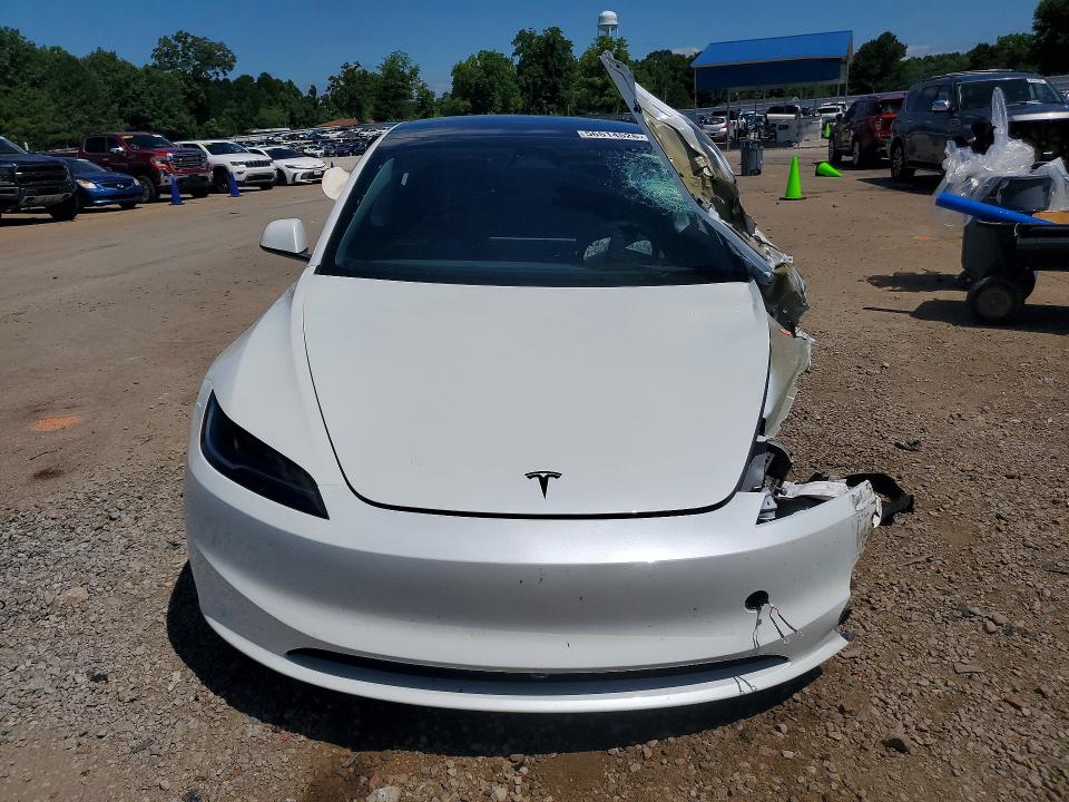 2026 Tesla Model 3 VIN 5YJ3E1EA6TF118193 COPART salvage auction — ROLLOVER, Ms - Cert Of Title-Salvaged, sold $7,800 on 2026-07-10 (photo 5)