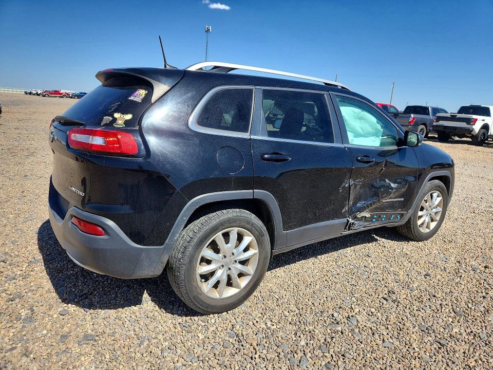 2017 Jeep Cherokee VIN 1C4PJMDB9HW536940 COPART salvage auction — SIDE, Tx - Salvage Vehicle Title, sold $2,400 on 2026-08-09 (photo 3)